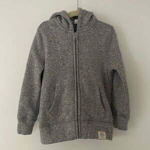 Gap kids gray hoodie sweater zip up size XS